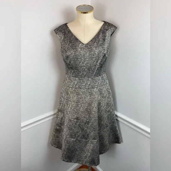 slim fit dress slacks Anne Klein Sequin T-Shirt Dress main image 1